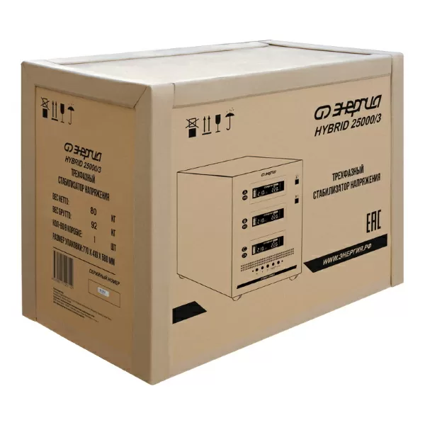 Трехфазный стабилизатор напряжения Энергия Hybrid
